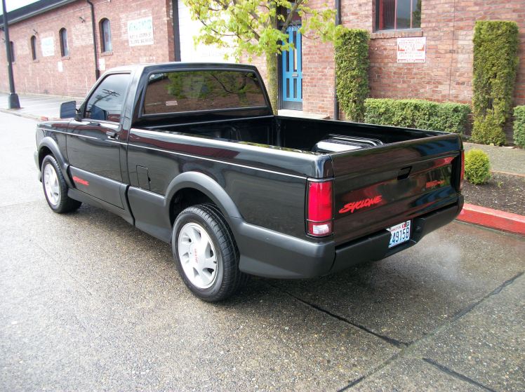 GMC Syclone (rear angle)