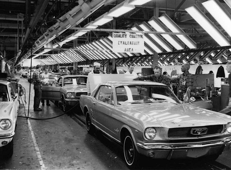 Ford Mustang assembly line
